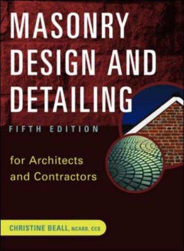 Cover for Masonry Design and Detailing