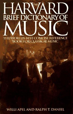 Cover for The Harvard brief dictionary of music