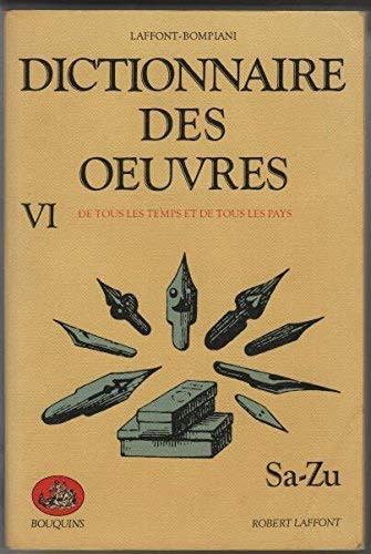 Cover for Dictionnaire des oeuvres - tome 6 - AE