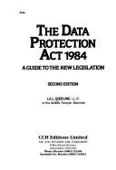 Cover for The Data Protection Act 1984