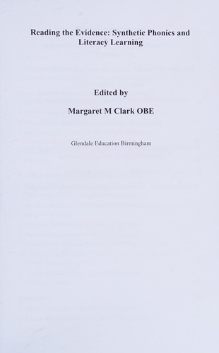 Cover for Reading the Evidence