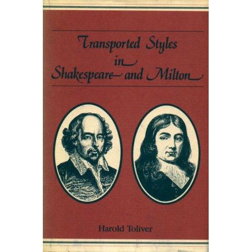 Cover for Transported styles in Shakespeare and Milton