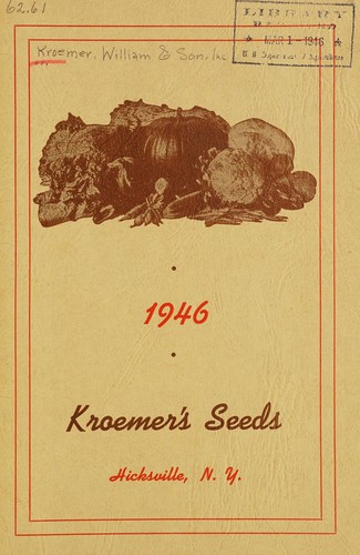 Cover for Tested seeds, seed potatoes, fertilizers, insecticides and agricultural implements, 1946