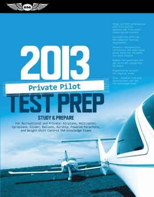 Cover for Private Pilot Test Prep 2013 Study Prepare