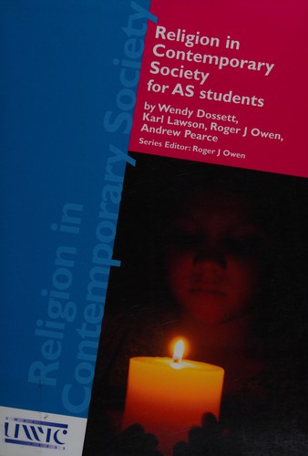 Cover for Religion in contemporary society for AS students