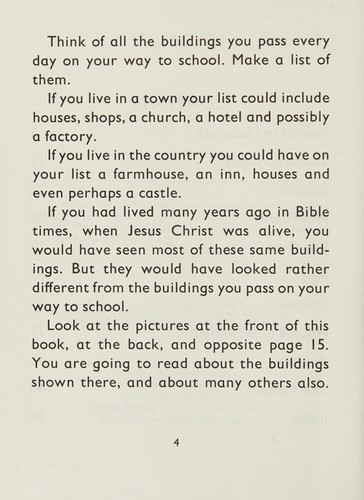 Cover for Buildings in the Bible