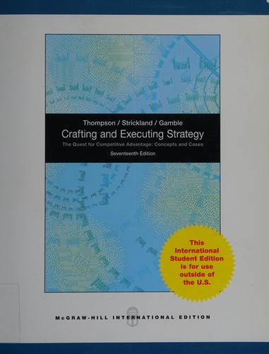 Cover for Crafting and executing strategy