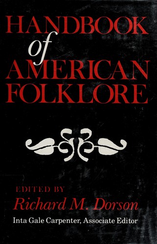 Cover for Handbook of American folklore
