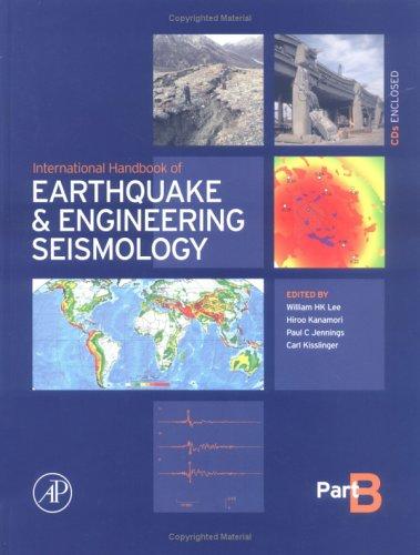 Cover for International Handbook of Earthquake & Engineering Seismology, Part B (International Geophysics)