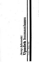 Cover for Upadek humanizmu