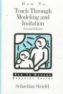Cover for How to teach through modeling and imitation