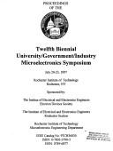 Cover for Proceedings of the Twelfth Biennial University/Government/Industry Microelectronics Symposium