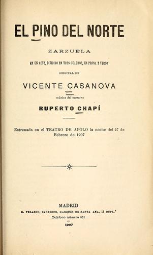 Cover for El pino del norte