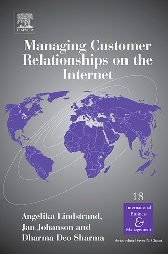 Cover for Managing customer relationships on the Internet