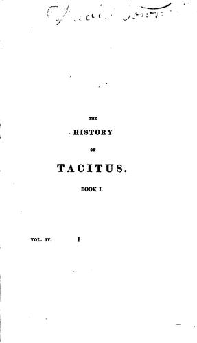 Cover for The works of Cornelius Tacitus