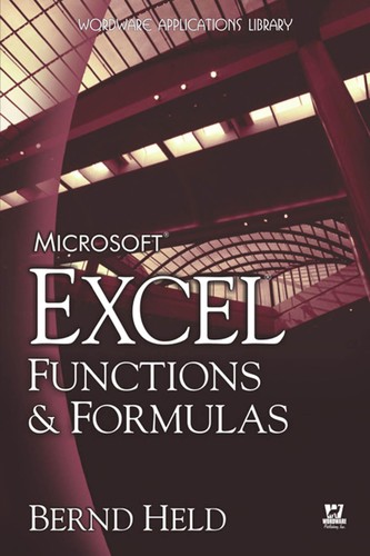 Cover for Microsoft Excel functions & formulas
