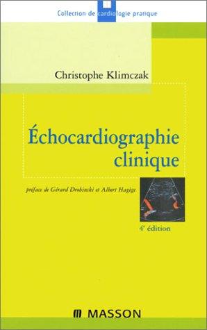 Cover for Echocardiographie clinique