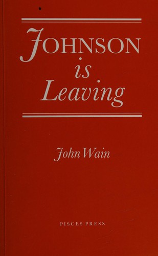 Cover for Johnson is leaving