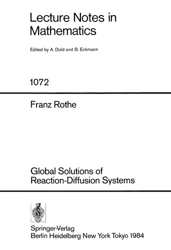 Cover for Globalsolutions of reaction-diffusion systems