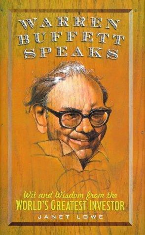 Cover for Warren Buffett speaks
