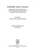 Cover for Gesellschaft, Kultur, Literatur