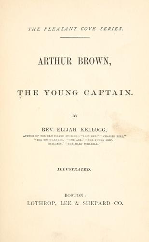 Cover for Arthur Brown, the young captain