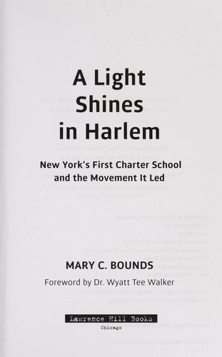Cover for A Light Shines in Harlem