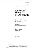 Cover for Carbon and the biosphere
