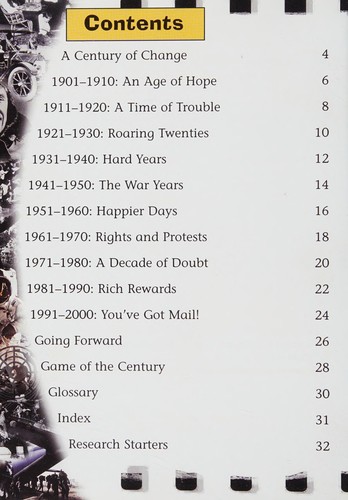 Cover for What a century!