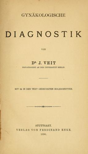 Cover for Gynäkologische Diagnostik