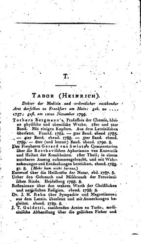 Cover for Lexikon der vom Jahr 1750 bis 1800 verstorbenen Teutschen Schriftsteller ...