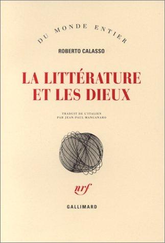 Cover for La Littérature et les Dieux