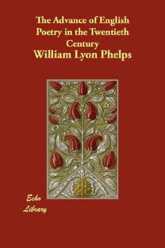 Cover for The Advance of English Poetry in the Twentieth Century
