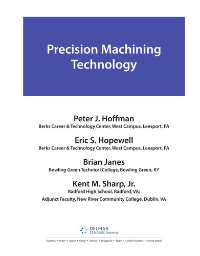 Cover for Precision Machining Technology
