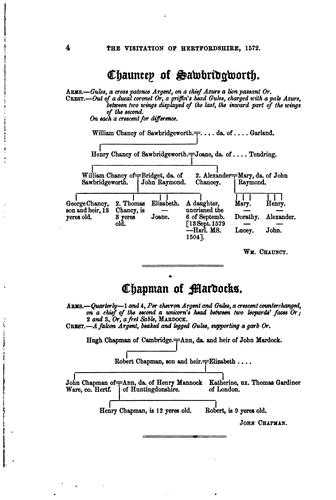 Cover for visitations of Hertfordshire