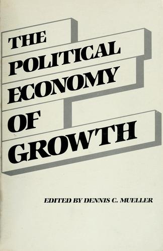Cover for The Political economy of growth