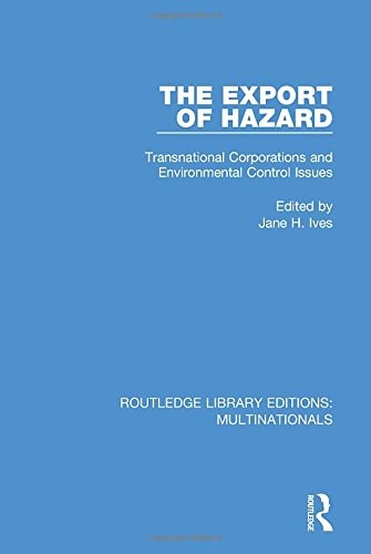 Cover for Export of Hazard