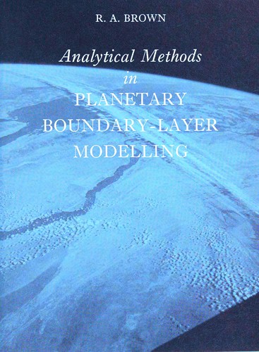 Cover for Analytical methods in planetary boundary-layer modelling