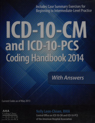Cover for ICD-10-CM and ICD-10-PCS coding handbook with answers
