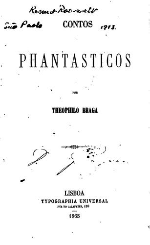 Cover for Contos phantasticos