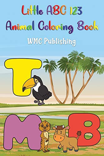 Cover for Little ABC 123 Animal Coloring Book