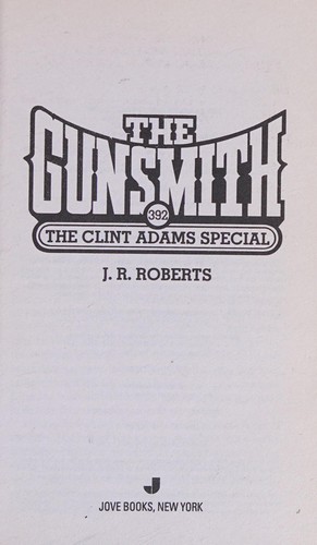 Cover for Clint Adams Special