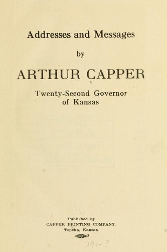 Cover for Addresses and messages