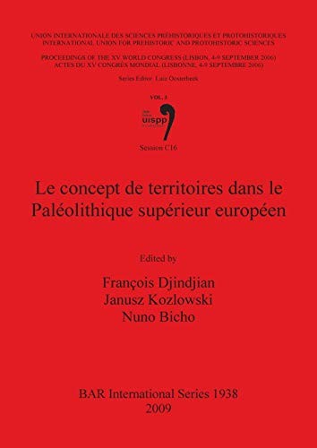 Cover for Le concept de territoires dans le Paléolithique supérieur européen
