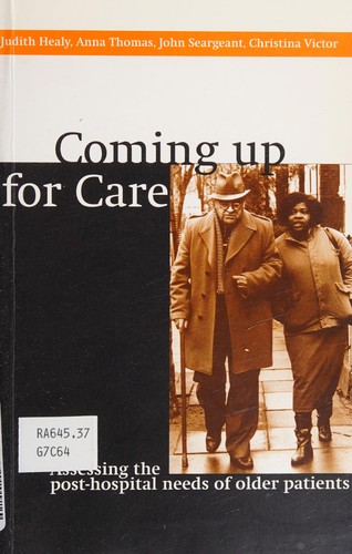 Cover for Coming Up for Care
