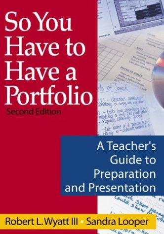 Cover for So You Have to Have a Portfolio