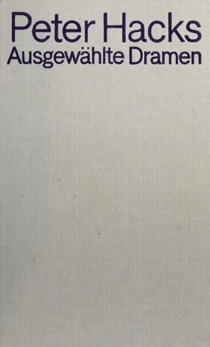 Cover for Ausgewählte Dramen.
