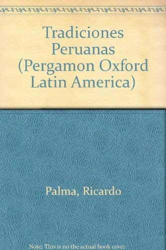 Cover for Tradiciones peruanas