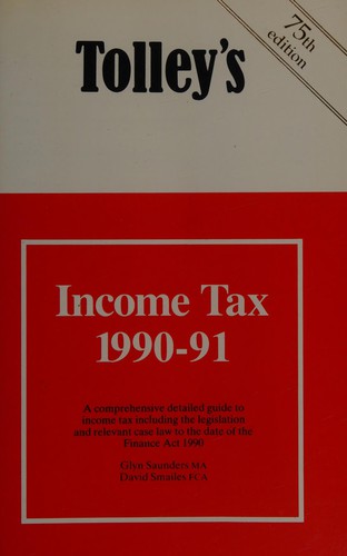 Cover for Tolley's income tax, 1990-91