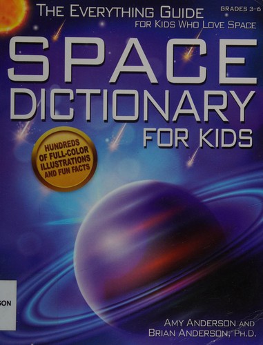 Cover for Space Dictionary for Kids